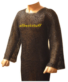 Maille Armour Round Riveted Steel Actual Chest 44